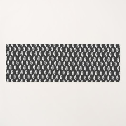 Neef Crew | Retro bijpassende neef familiereünie Yogamat (Voorkant (horizontaal))