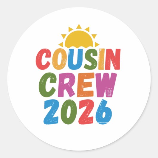 Neef crew ronde sticker (Voorkant)
