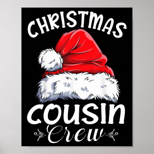 Neef Crew Santa Family Matching met Kerstmis Pajam Poster (Voorkant)