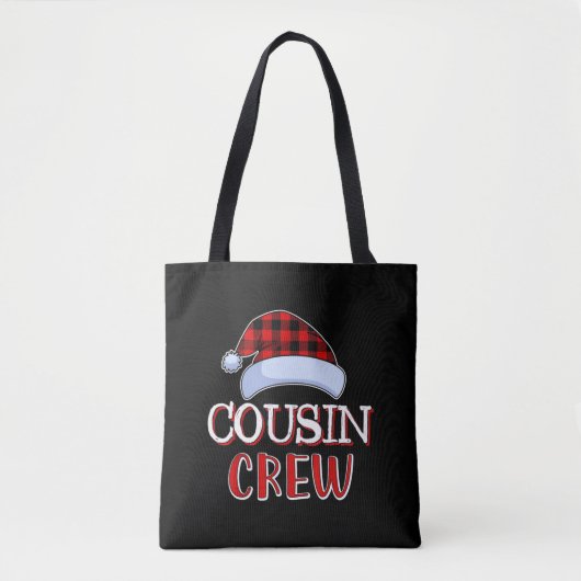 Neef Crew Santa Family Matching met Kerstmis Pajam Tote Bag (Voorkant)
