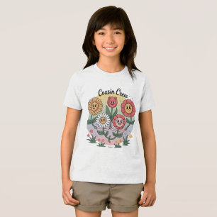 Neef Crew Schattig Bloemmotief Tri-Blend Shirt