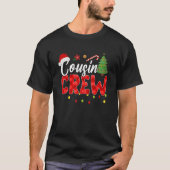 Neef Crew Shirt met kerstmis Pajama-wedstrijd (Voorkant)