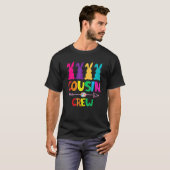 Neef Crew Squad Easter Day Cute Bunny Kinder Todd T-shirt (Voorkant volledig)