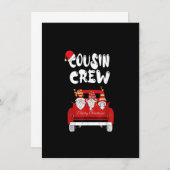 Neef Crew Team Santa Squad Kerstmis Red Truck G Kaart (Voorkant / Achterkant)