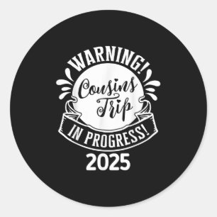 Neef Crew Trip 2025 Zomer Familie Reünie Weeken Ronde Sticker