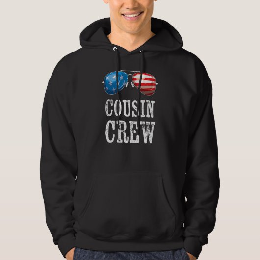 Neef Crew USA 4 juli Matching Group Hoodie (Voorkant)