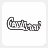 Neef Crew Vierkante Sticker (Voorkant)