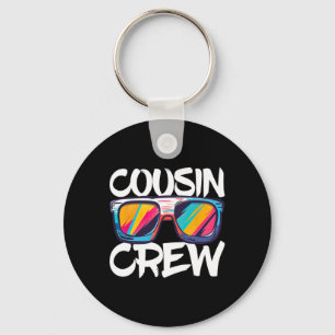Neef Crew Volwassenen Kinder Matching Cousin Crew Sleutelhanger