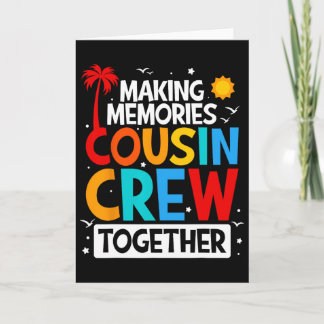 Neef Crew Zomer Vakantie Strand Familie Trips Mat Kaart
