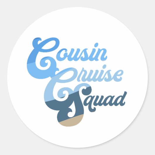 Neef Cruise Squad Ronde Sticker (Voorkant)