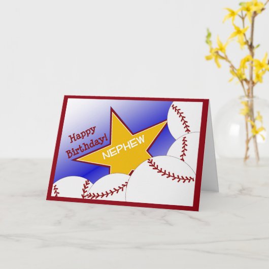 Neef - de Gelukkige Houdende van Neef van het Kaart (Gele Bloem)