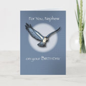 Neef Eagle verjaardag Kaart (Voorkant)