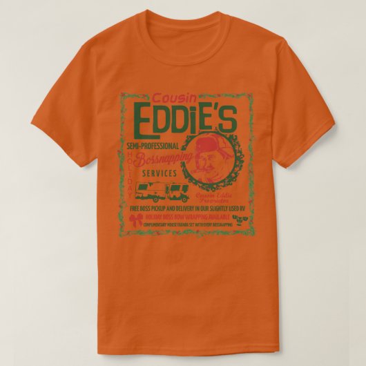 Neef Eddies Bossnapping Service T-shirt (Design voorkant)