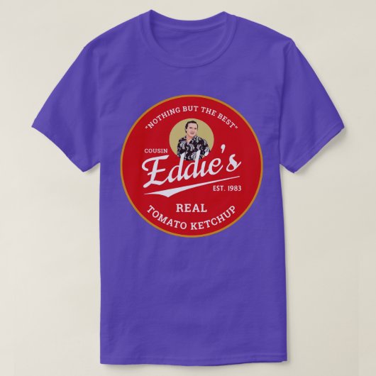 Neef Eddies Echte Tomaat Ketchup Est 1983 1 T-shirt (Design voorkant)