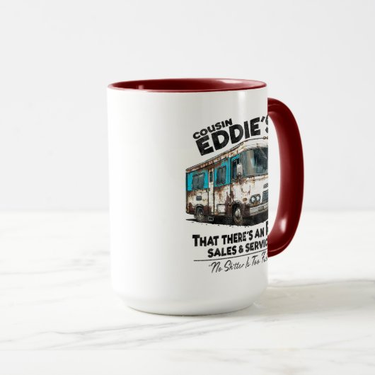 Neef Eddie's RV Sales en Service Mok (Voorkant rechts)