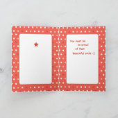 Neef eerst verloren Tooth Gefeliciteerd, Oranje Kaart (Binnen)