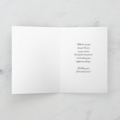 Neef eerste heilige communie meisje en kerk kaart (Binnen)