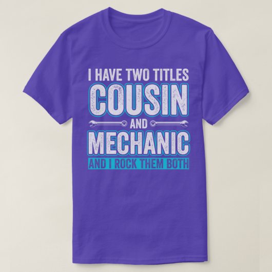 Neef en Mechanic Grappige Garage Fixing s Neef T-shirt (Design voorkant)