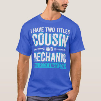 Neef- en Mechanische Funny Garage Fixing Cars Cous T-shirt