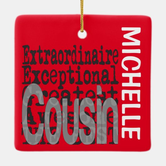 Neef Extraordinaire CUSTOM Keramisch Ornament (Achterkant)