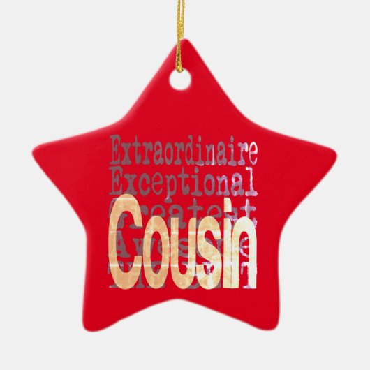 Neef Extraordinaire Keramisch Ornament (Voorkant)