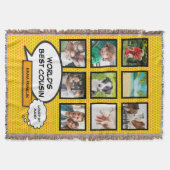 Neef Foto Collage Fun Koel Stripboek Deken (Voorkant)