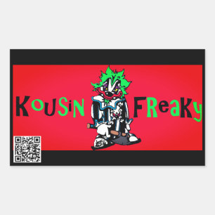 Neef Freaky Rechthoekige Sticker