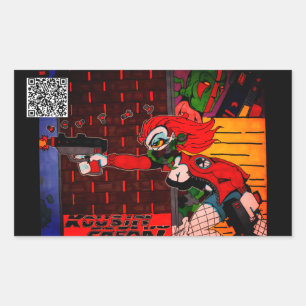 Neef Freaky Rechthoekige Sticker