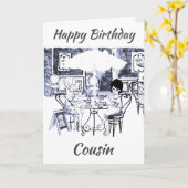 "NEEF" GELUKKIGE VERJAARDAG KAART (Gele Bloem)