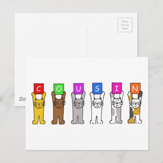 Neef gelukkige verjaardag of blanco voor eigen ber briefkaart (Voorkant / Achterkant)