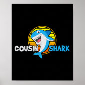 Neef Gift Shark Lover Poster (Voorkant)
