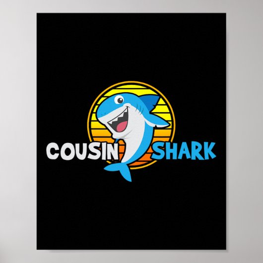 Neef Gift Shark Lover Poster (Voorkant)