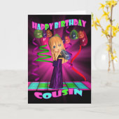 Neef Happy Birthday met Schattigee kleine Cutie Pi Kaart (Gele Bloem)