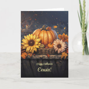 Neef Happy Halloween Flowers Kaart