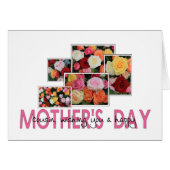 Neef Happy Moederdag roos kaart (Voorkant Horizontaal)