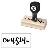 Neef Hart Hout Kunst Stamp Rubberstempel (Gestempeld)