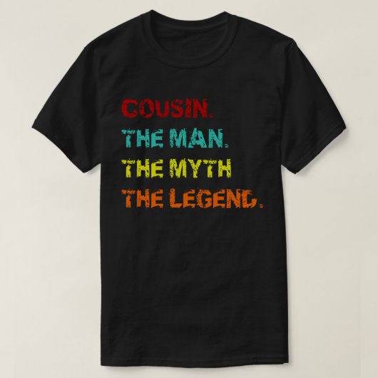 neef het man de mythe van de legende t-shirt (Design voorkant)