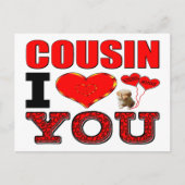 Neef ik hou van je briefkaart (Voorkant)