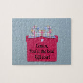 Neef, je bent de beste cadeau ooit. legpuzzel (Horizontaal)