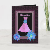 NEEF Junior bruidsmeisje - Paarse jurk en bloemen (Voorkant)