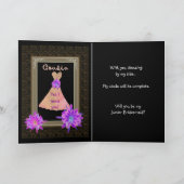 NEEF Junior bruidsmeisje - Paarse jurk en bloemen (Binnen)