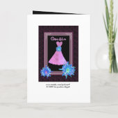 NEEF Junior bruidsmeisje - Paarse jurk en bloemen (Achterkant)