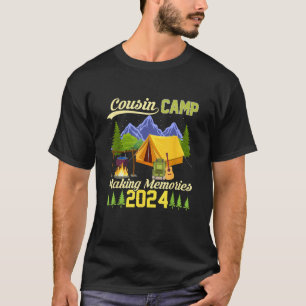 Neef kamp maken herinneringen zomer vakantie famil t-shirt