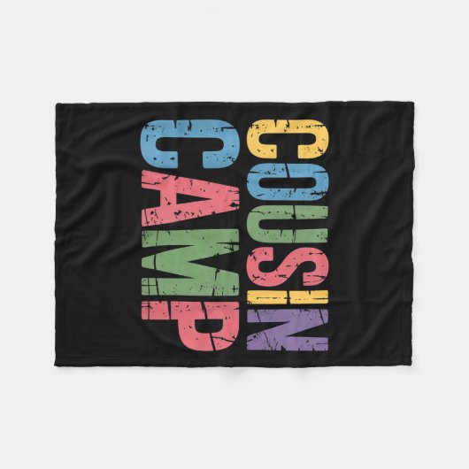 Neef Kamp Pyjama Kinder Meisjes Peuter Matching Fleece Deken (Voorkant (Horizontaal))