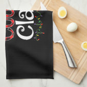 Neef kerstkerstkerstkerstkerstkerstgezin, overeenk theedoek (Quarter Fold)