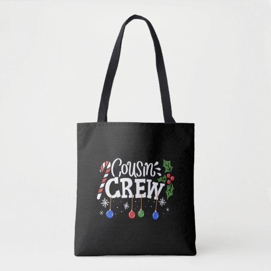 Neef Kerstmis Tote Bag (Voorkant)