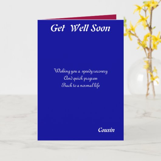 Neef krijgt snel kaarten (Gele Bloem)