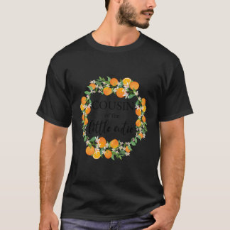 Neef Little Cutie Baby shower Sinaasappel 1e verja T-shirt