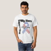 neef - militaire ondersteuning van mijn helm t-shirt (Voorkant volledig)