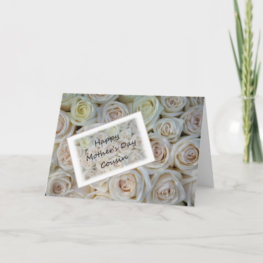 Neef Moederdag roos Kaart (Voorkant)